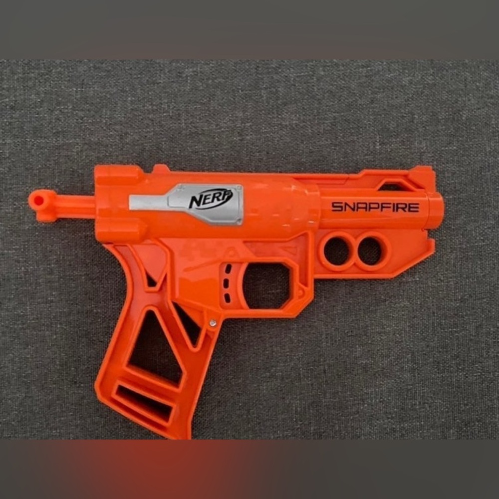 Nerf Snapfire Orange Toy Blaster EUC